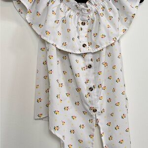 Floral Button-Down Blouse